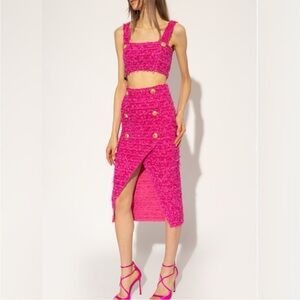 🎁 Balmain x Barbie Pink Tweed Limited Edition Set size 36